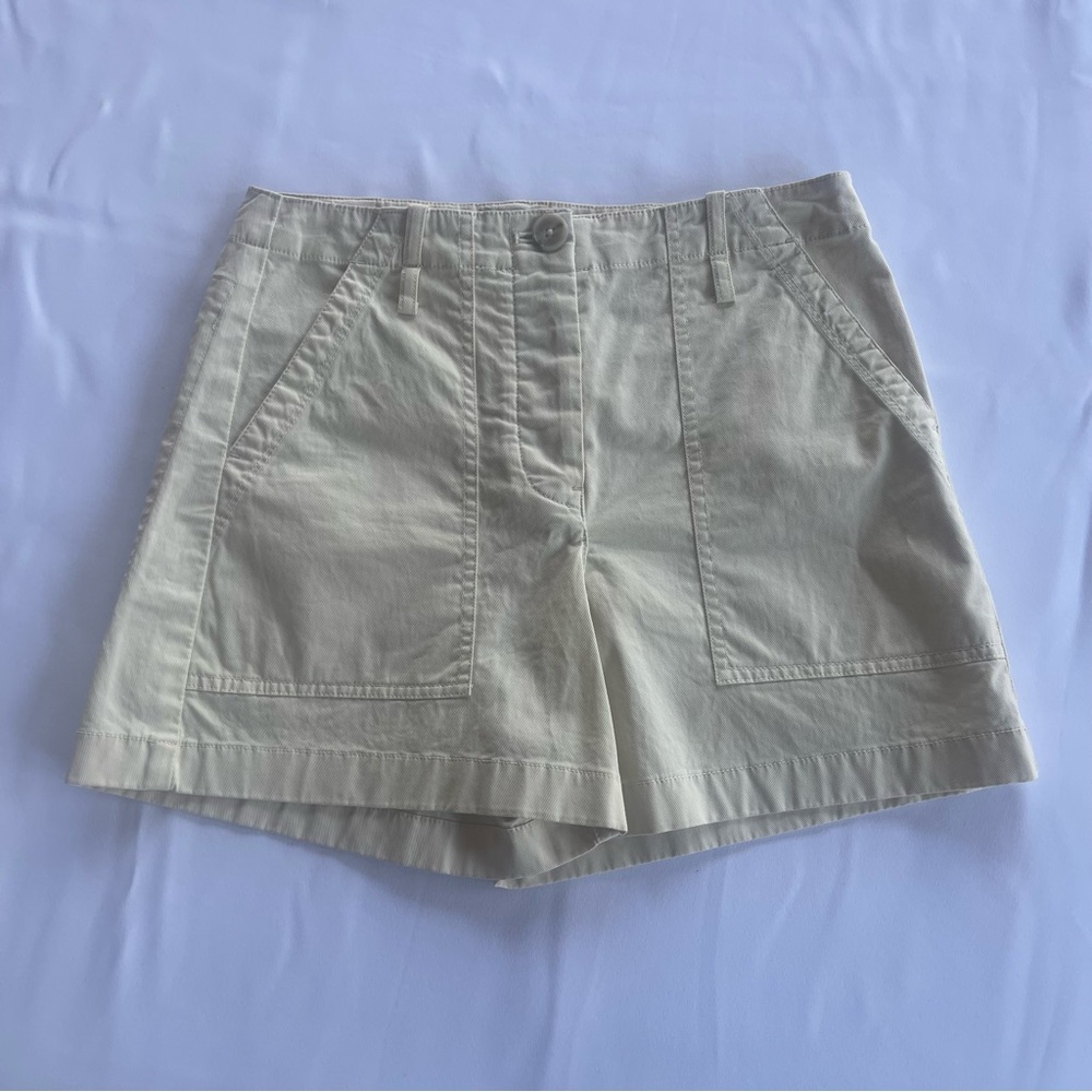 Theory 00 cargo twill casual khaki style shorts